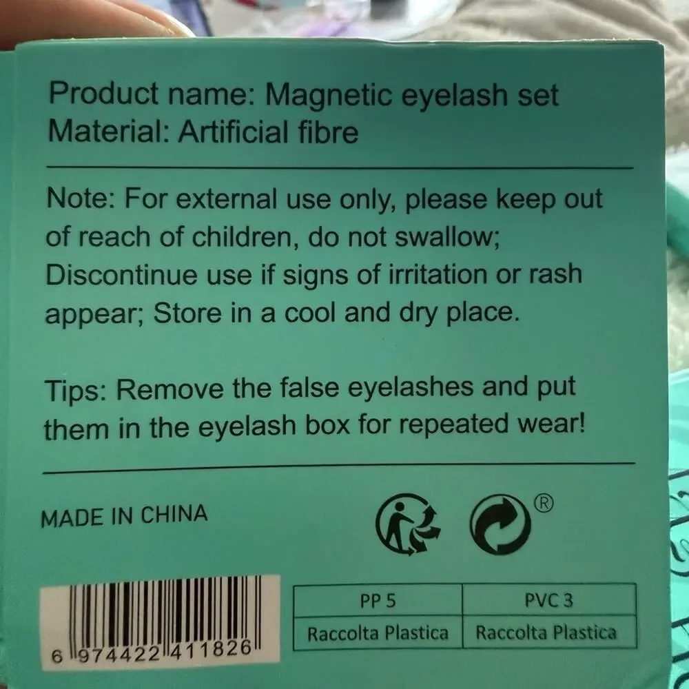 6 PAIRS Reuseable Magnetic Lash Kits
